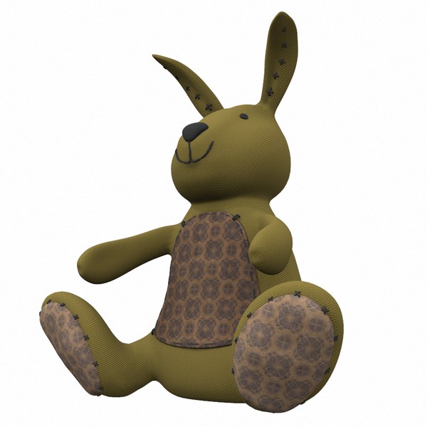 3D Plush toy bunny 1