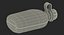 Plastic Water Canteen 3D Model
