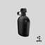 Plastic Water Canteen 3D Model