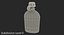 Plastic Water Canteen 3D Model