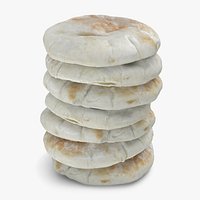 Pile Pita Bread