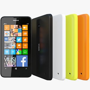 3d model realistic nokia lumia 630