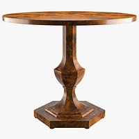 Biedermeier Style Walnut Table By Modern History