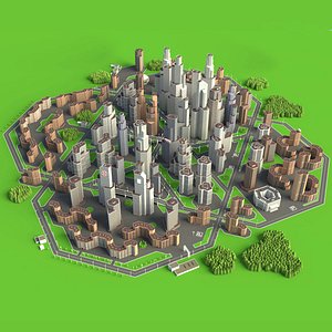 3D city