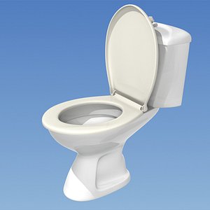 toilet 3d model