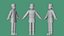 Personnage masculin de dessin animé minimaliste