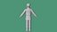 Personnage masculin de dessin animé minimaliste
