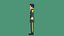 Personnage masculin de dessin animé minimaliste