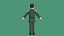 Personnage masculin de dessin animé minimaliste