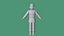 Personnage masculin de dessin animé minimaliste