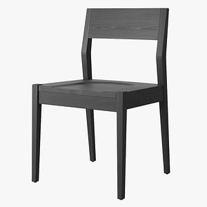 Rejuvenation Bayley Chair With Wood Seat 3D model