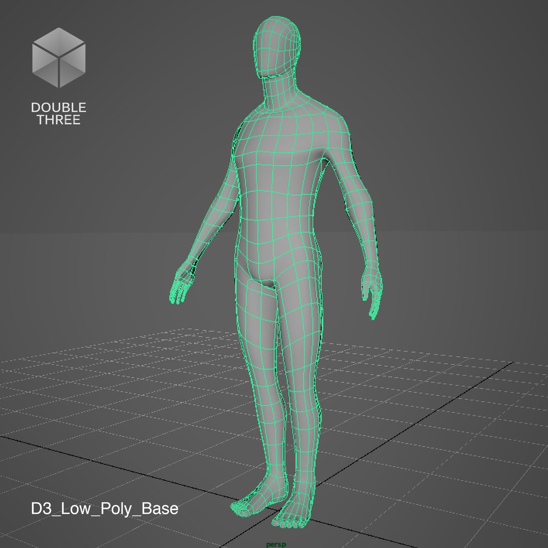 Base male mesh 3D model - TurboSquid 1173484