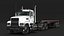Commercial Truck and Flatbed Trailer model