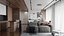 Modernes Apartment Interieur 70 qm