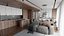 Modernes Apartment Interieur 70 qm