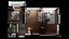 Modernes Apartment Interieur 70 qm