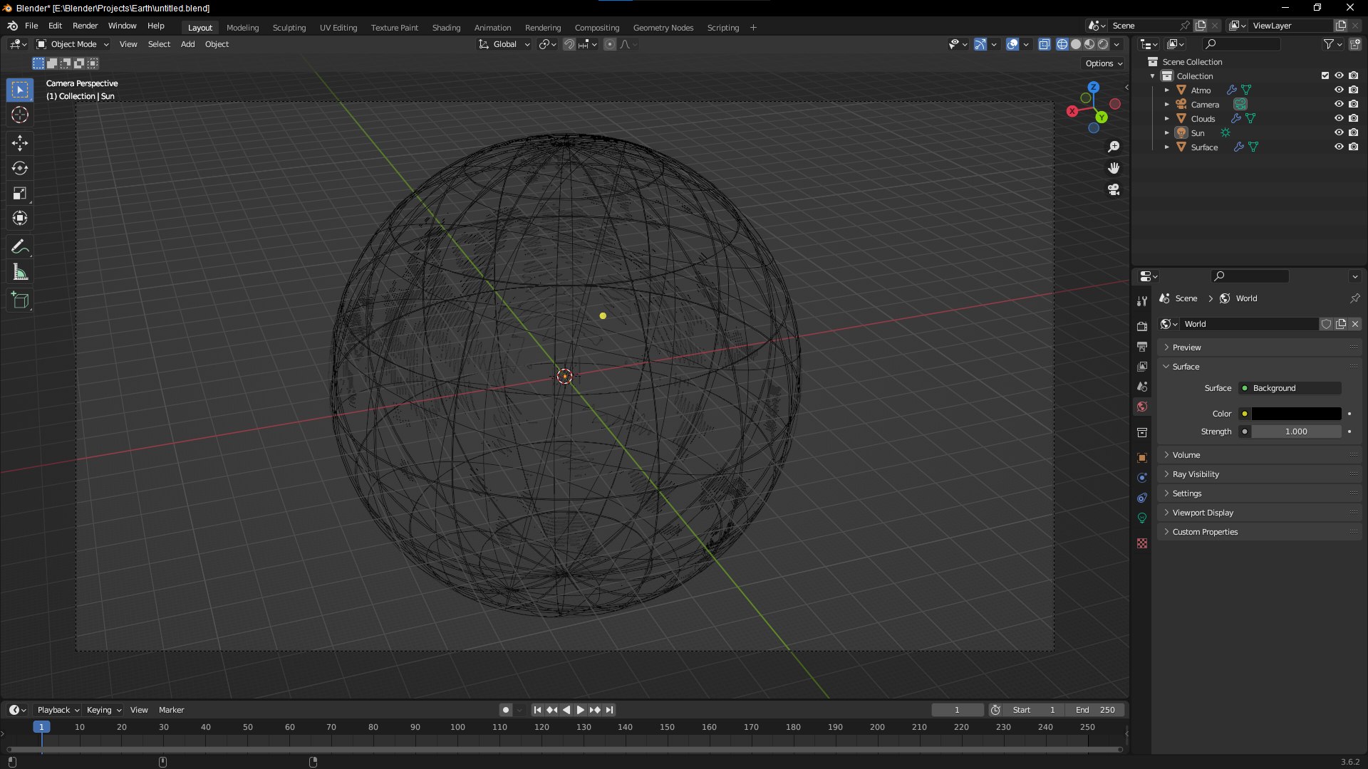 Third Planet Of Sun Earth 3D Model - TurboSquid 2126600