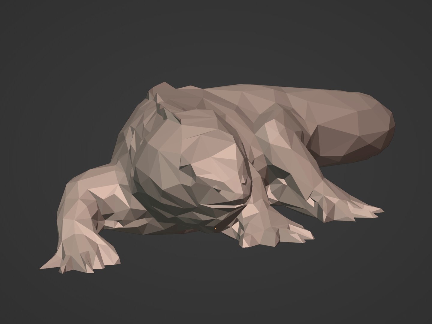 3D Low Polygon Lizard Model - TurboSquid 1872485