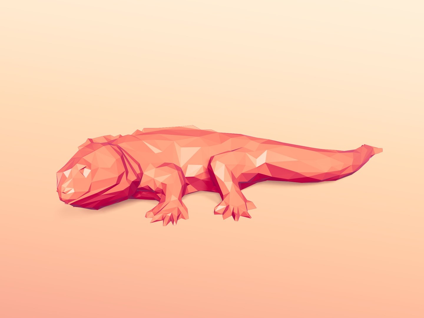 3D Low Polygon Lizard Model - TurboSquid 1872485