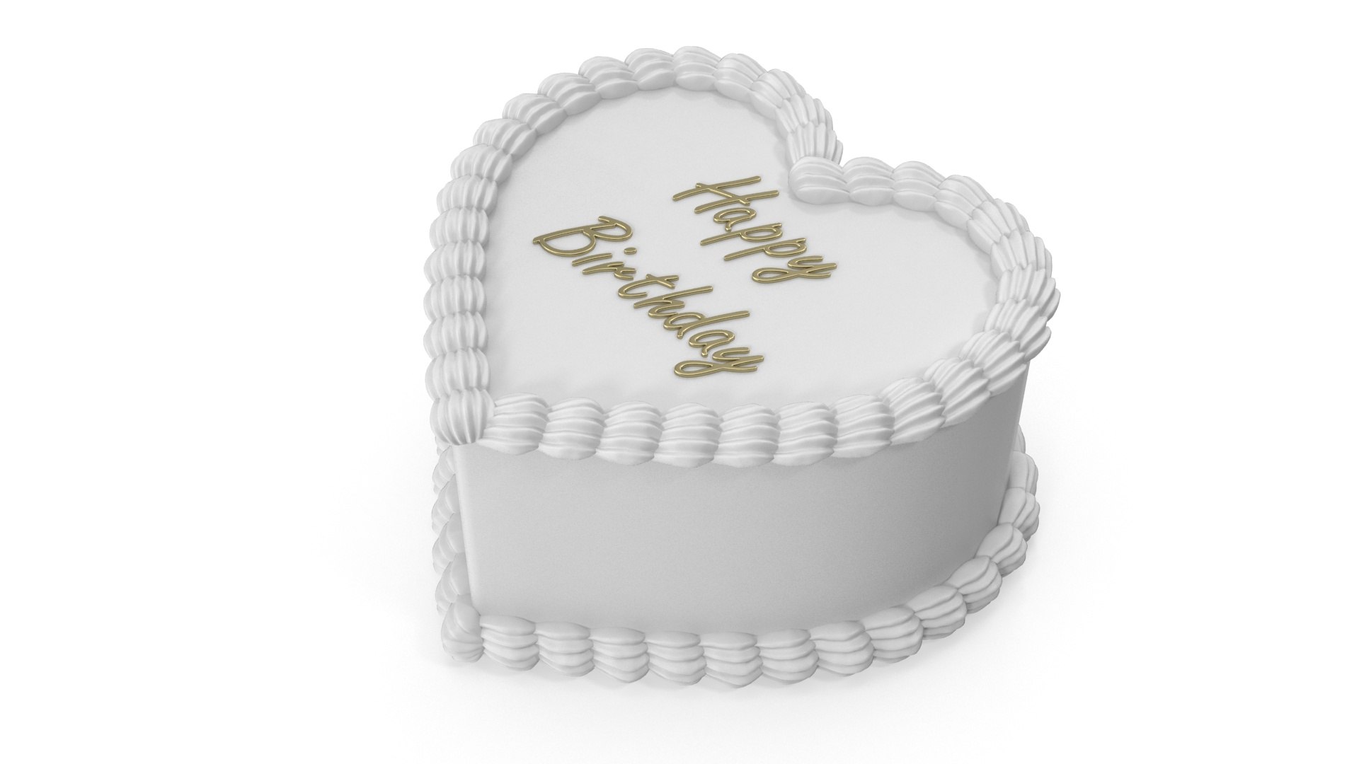 Classic White Heart Cake - Sugar Whipped Cakes Website