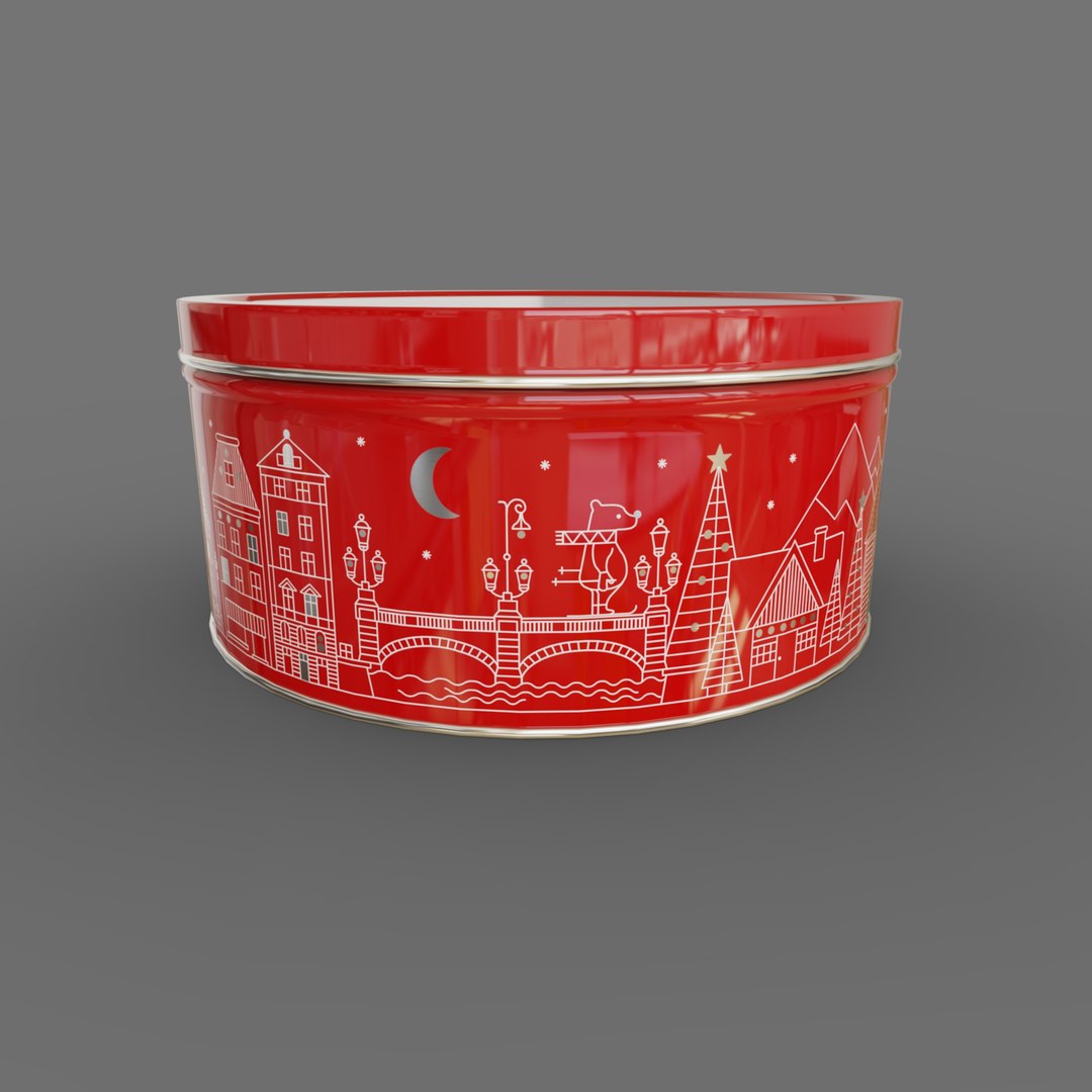 3D Cookies Ginger Thins IKEA Vintersaga 20222023 500g TurboSquid 2000008