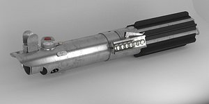 3d model lightsaber