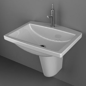 3d model sink basin