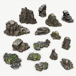 maya rocks 3D