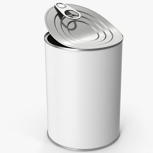Aluminum Tin Can Pull Tab 3D model