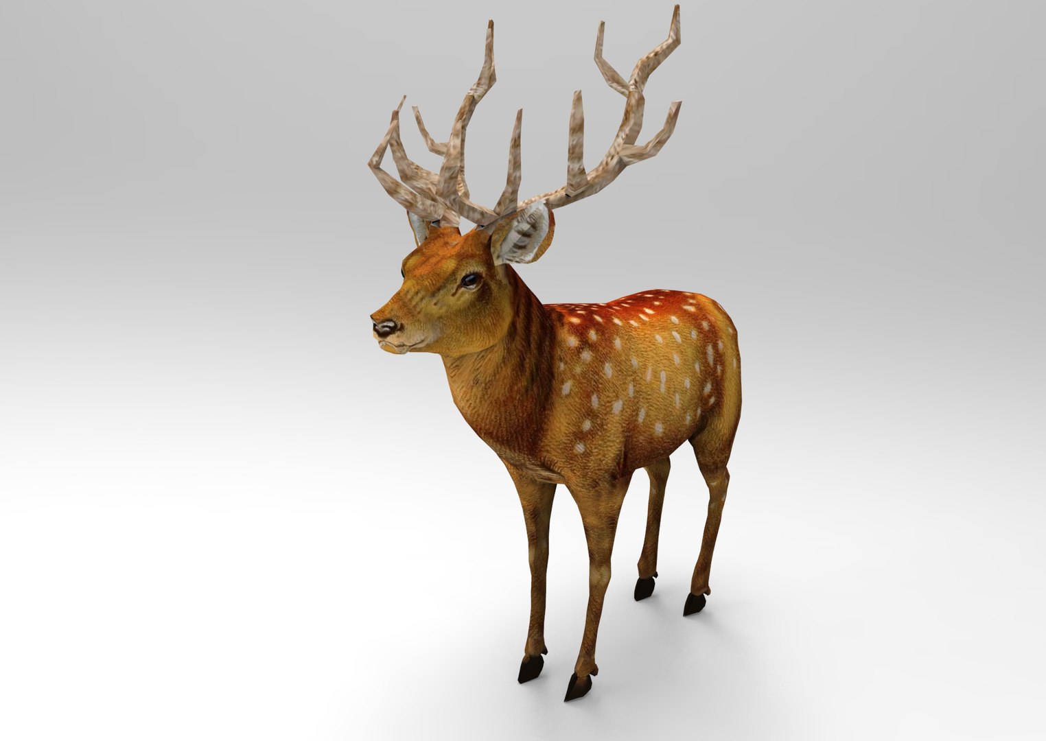 Deer rigged animation 3D - TurboSquid 1205364