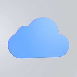 Cloud 3d icon