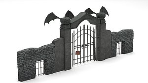 Halloween Gate 3D model