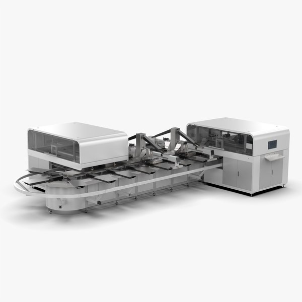 Fully Automatic Oval Printing Machine 3D model