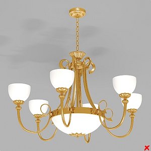 3ds max chandelier lamp