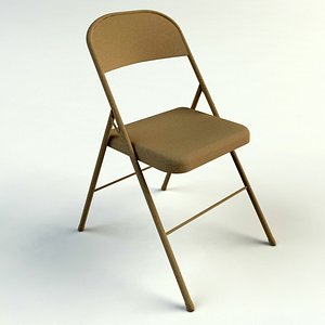 3d model folding chairs