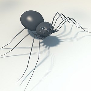 Black Mecha Spider