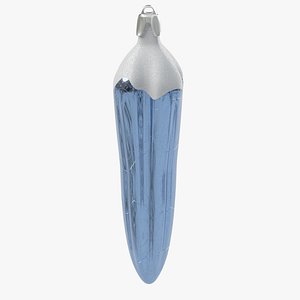 christmas icicle 3D model