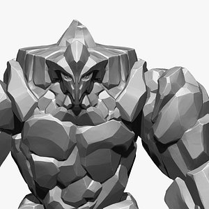 3D Stone Monster Zbrush sculpt 3D