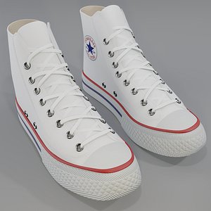 Basketball Leather Shoes Converse All Star White model