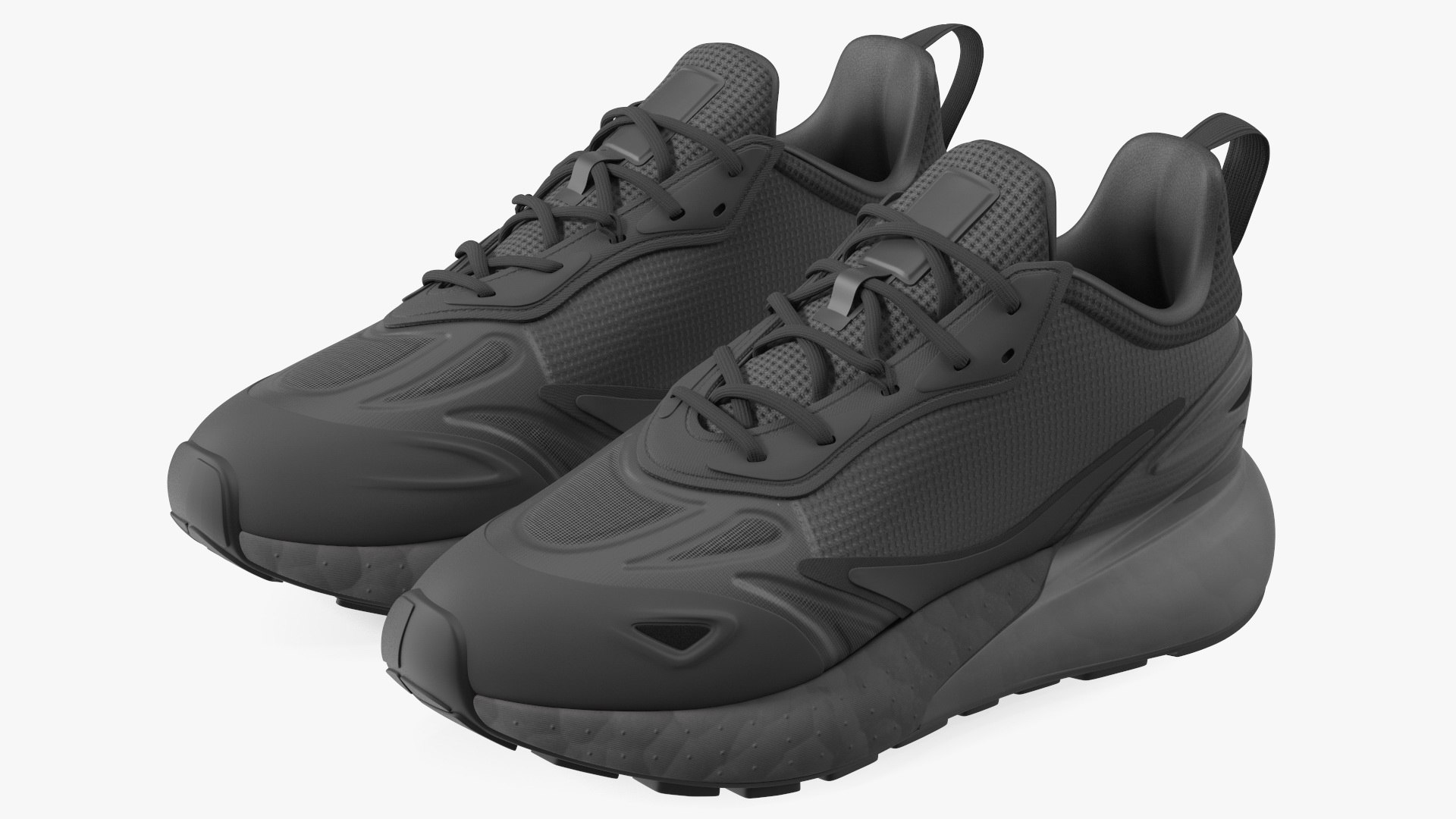 Sneakers Black 3D model preview