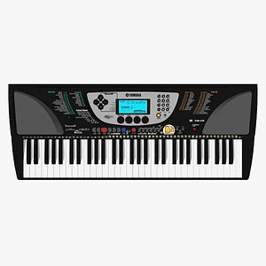 keyboard yamaha 3d model