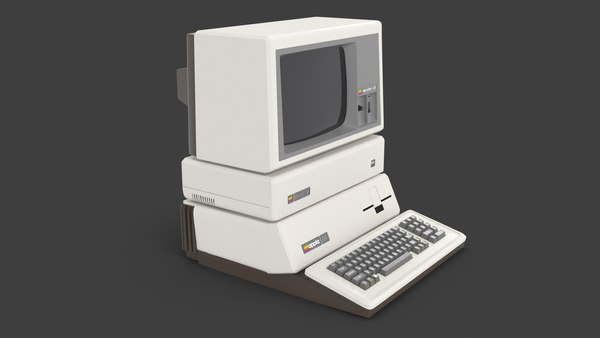 3D модель Винтажный компьютер Apple III - TurboSquid 2209132