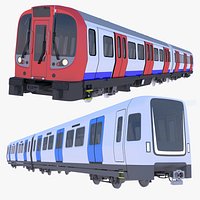 London and Stockholm metro trains