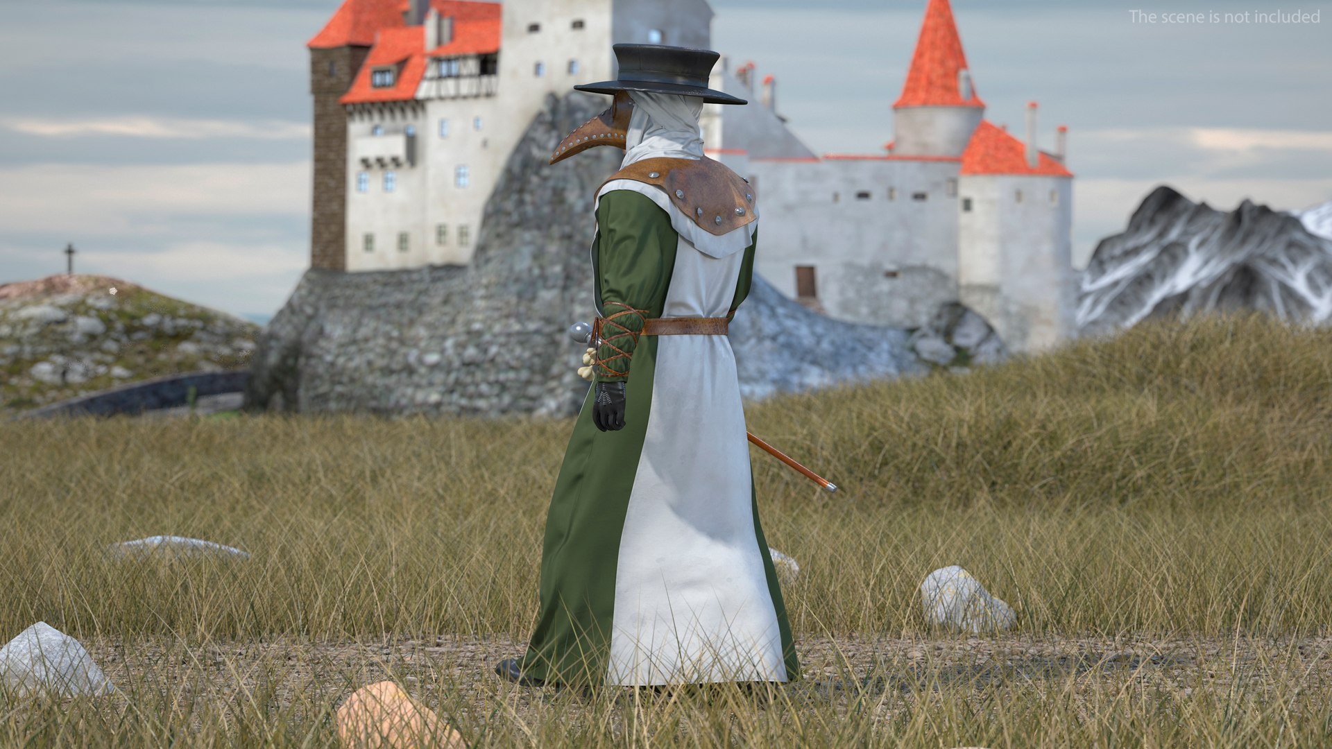 3D Plague Doctor Walking model https://p.turbosquid.com/ts-thumb/tO/ulj9Nk/mX/plague_doctor_walking_003/jpg/1744964168/1920x1080/fit_q87/f7c743b36ffe063feb7ae69af9b4daef2a29eae9/plague_doctor_walking_003.jpg