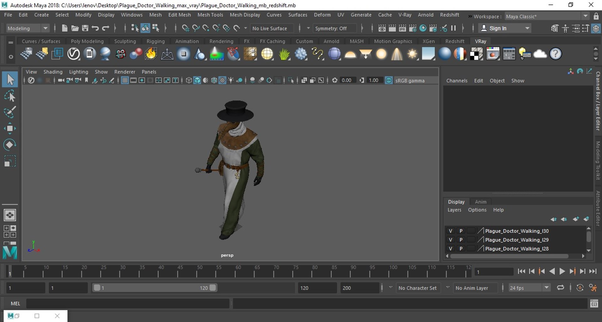 3D Plague Doctor Walking model https://p.turbosquid.com/ts-thumb/tO/ulj9Nk/oZ/plague_doctor_walking_1011/jpg/1744964275/1920x1080/fit_q87/9b217cbccd2e528b35416ee608049b7fdad67c21/plague_doctor_walking_1011.jpg
