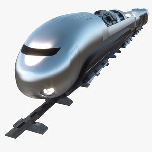 Sci-fi Hover Train Concept