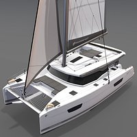 3D Catamaran Fountaine Pajot ASTREA 42