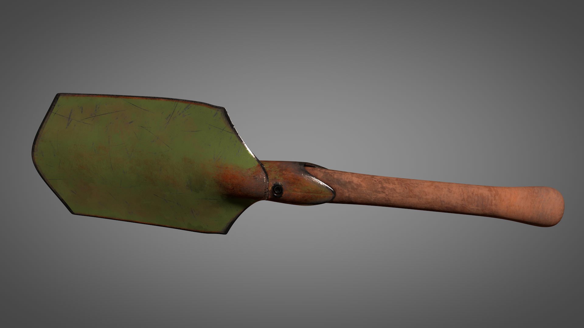 Free Spade Rusty Vintage 3D Model - TurboSquid 1376797
