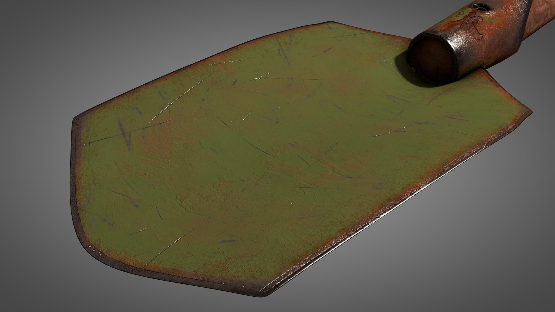 Free Spade Rusty Vintage 3D Model - TurboSquid 1376797