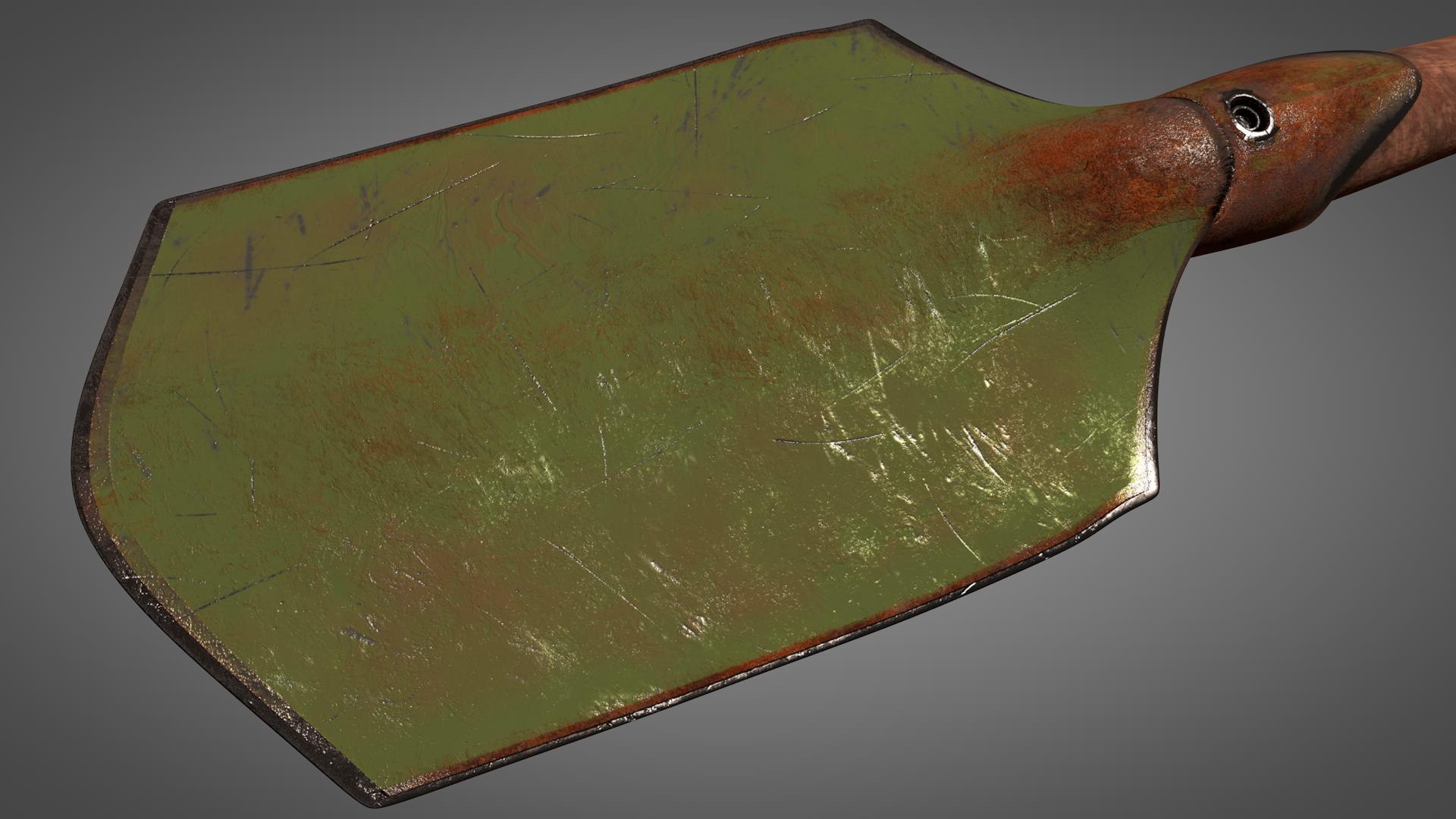 Free Spade Rusty Vintage 3D Model - TurboSquid 1376797